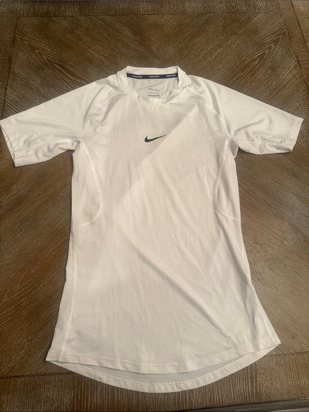 White Nike Pro Performance Tee